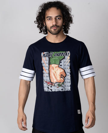 KITHE DABBDA Navy Blue T-Shirt