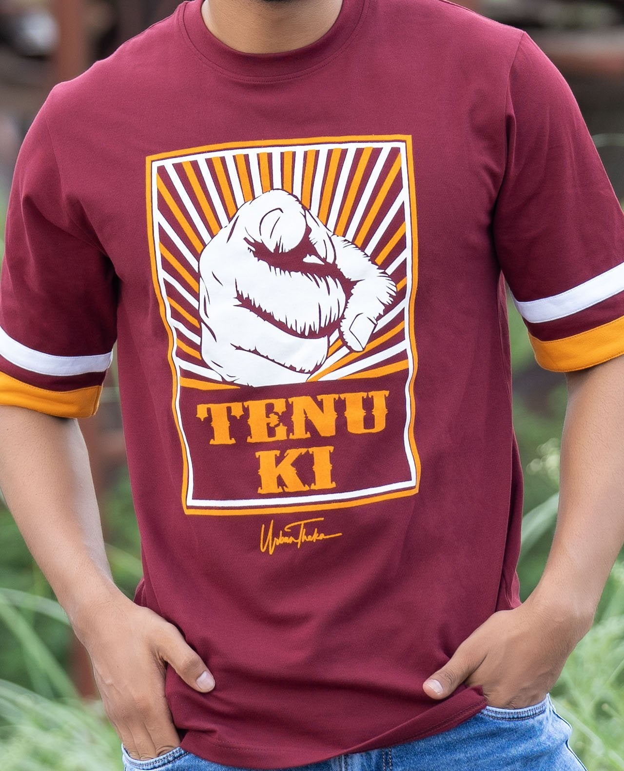 Tenu Ki Maroon T-shirt