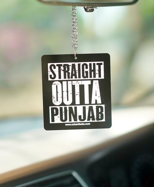 Straight Outta Punjab Car Hanging
