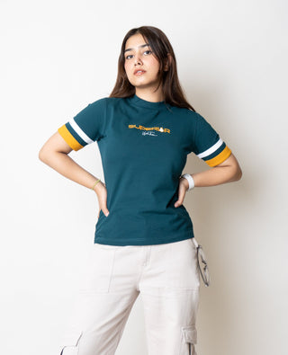 Superior Teal Green Tee for Women