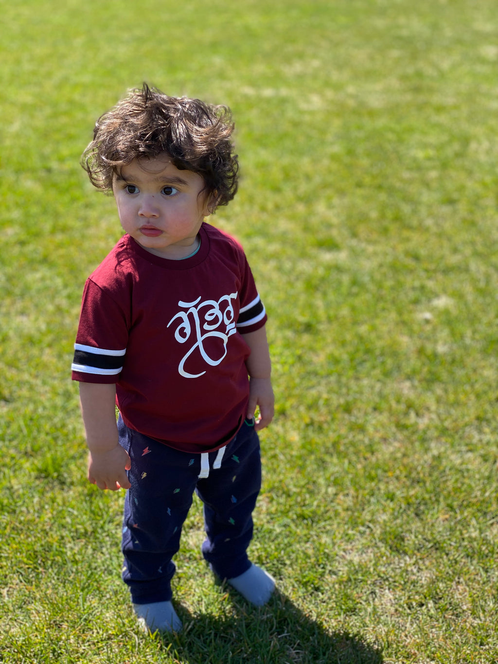 Gabru Maroon Kid’s T-Shirt