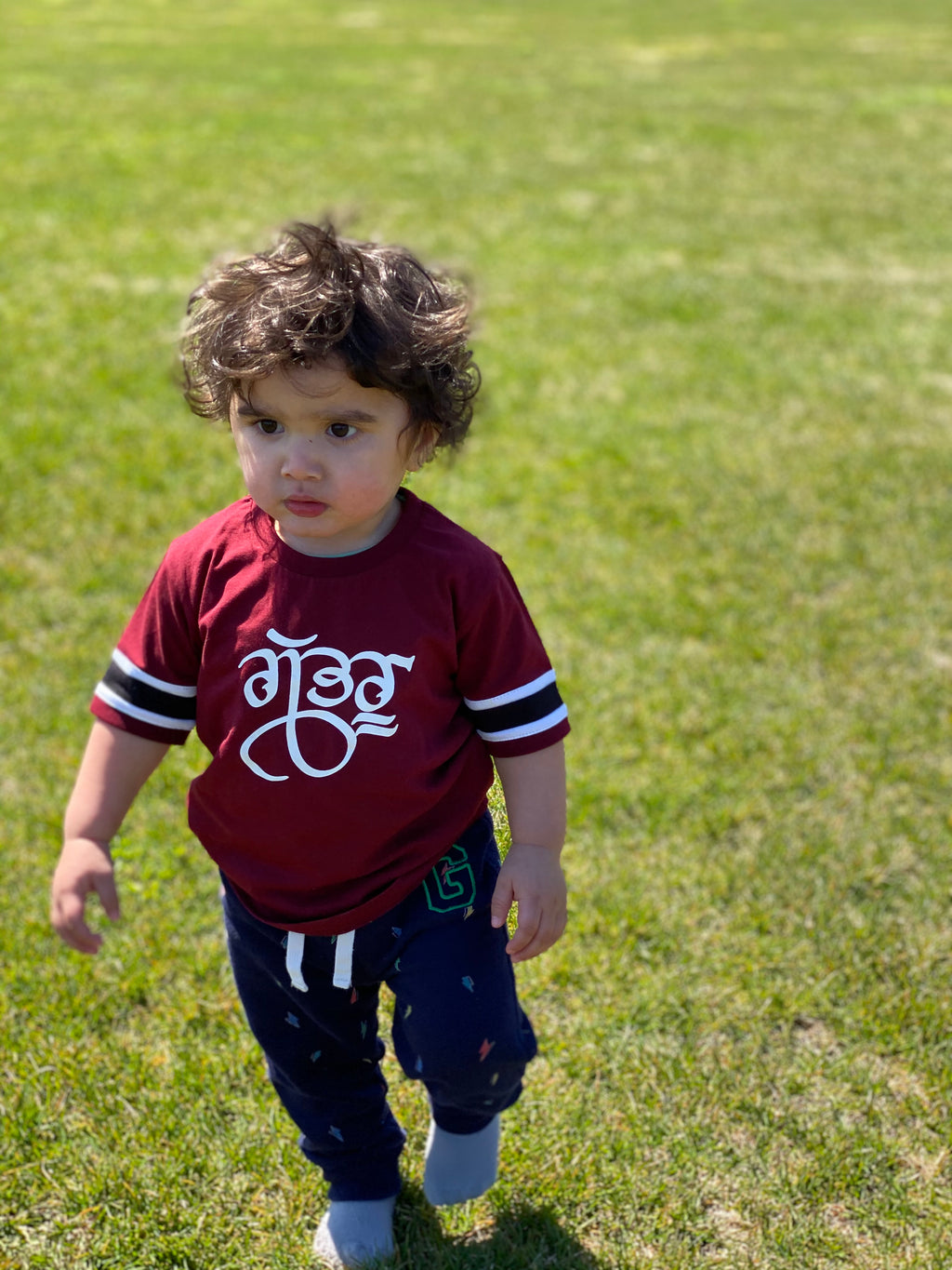 Gabru Maroon Kid’s T-Shirt