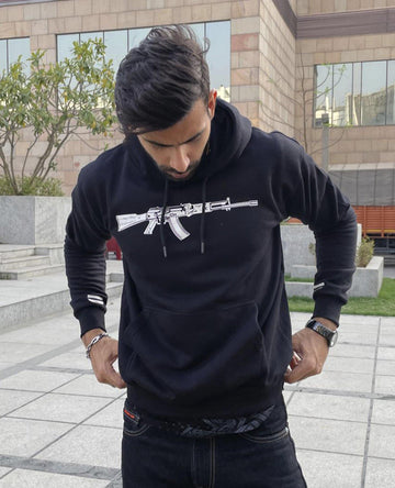 AK-47 Black Hoodie